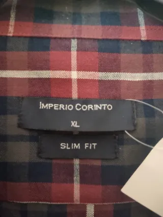 Camisa de cuadros para hombre