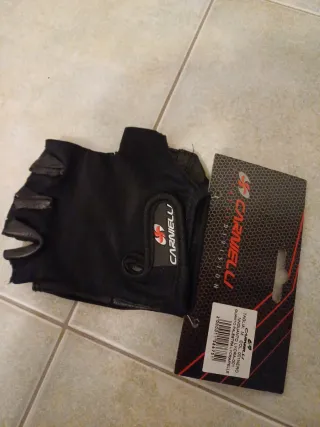 Guanti palestra Carnielli Lycra/Pelle M