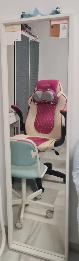 Espejo Ikea Madera Blanca