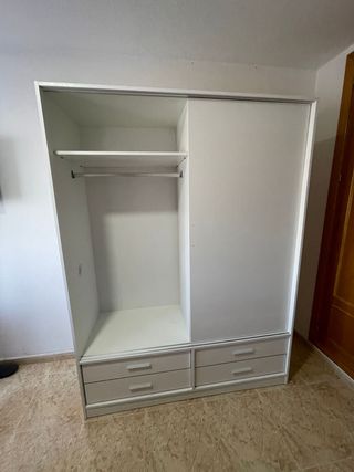 Armario puertas correderas blanco