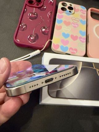 iPhone 16 Pro Max Plata Batería 100%