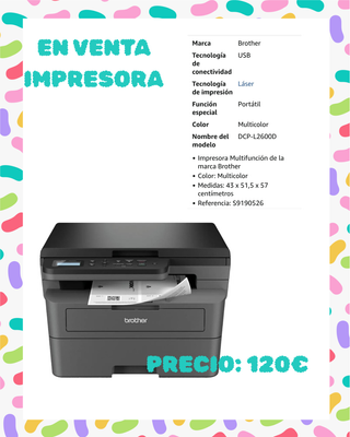 Impresora Multifunción Brother DCP-L2600D