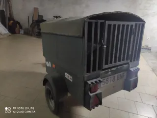 Remolque para coche con lona