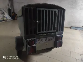 Remolque para coche con lona