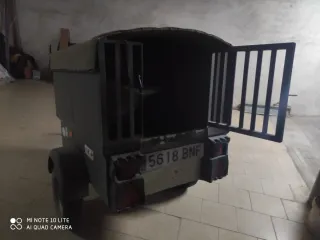 Remolque para coche con lona