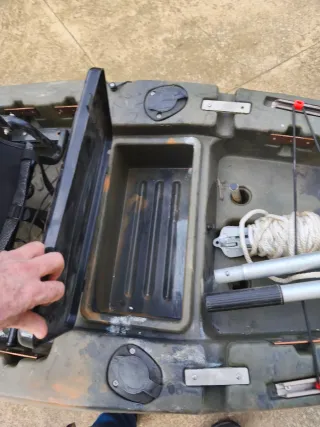 Kayak de pedales camuflaje