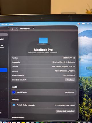 MacBook Pro 13” 2020 - Intel i5 - 512GB - 16GB RAM