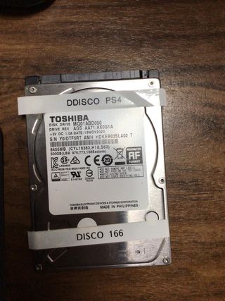Disco Duro Toshiba 500GB MQ01ABD050 PS4