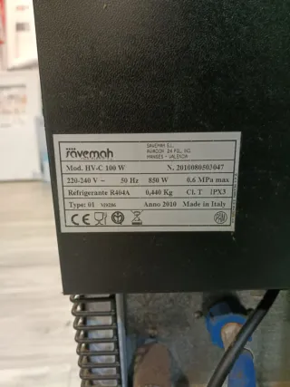 Máquina de hielo industrial savemah mod hv-c 100w