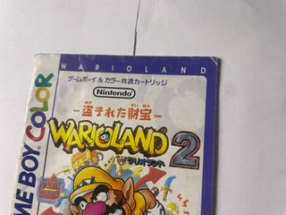 Manuale Wario Land 2 Game Boy Color Nintendo
