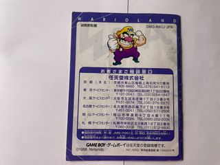 Manuale Wario Land 2 Game Boy Color Nintendo