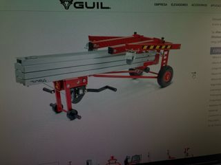 Elevador manual de cargas GUIL