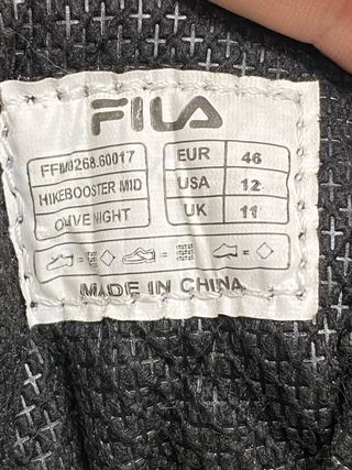 Botas Fila Hikebooster Mid Homem