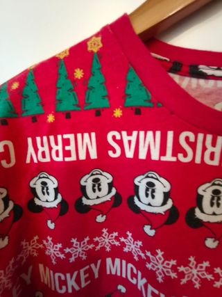 Pijama Disney Mickey Navidad Talla S
