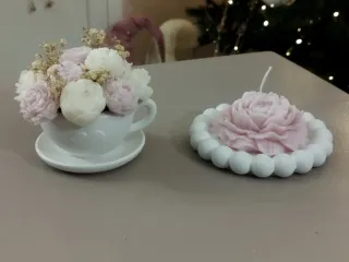 Candele e creazioni in gesso ceramico