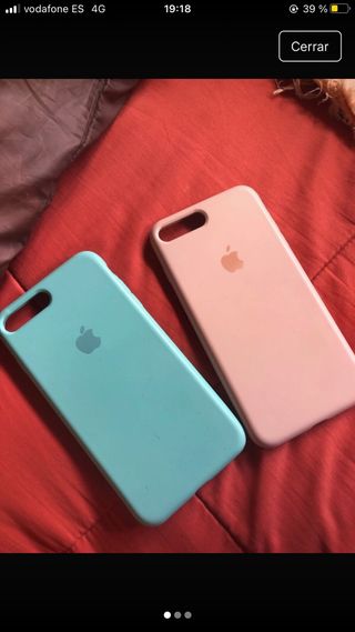 Fundas iPhone 8 Plus Apple (2 unidades)