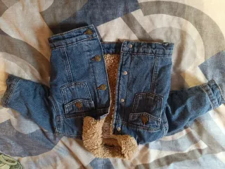 Chaqueta vaquera bebé 3-6 meses forrada