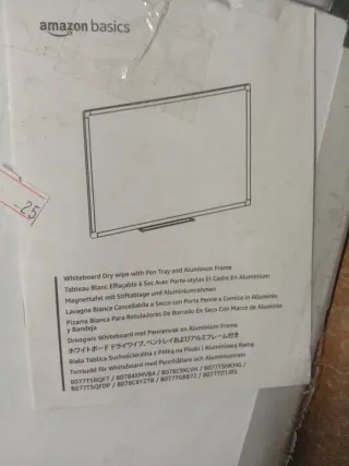 Pizarra Blanca Grande 120x90cm