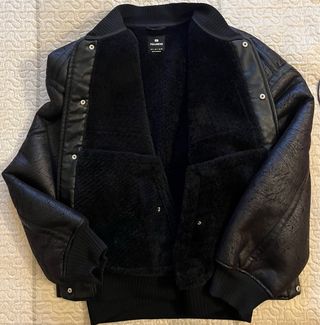 Chaqueta Bomber Efecto Piel Borreguillo Pull&Bear