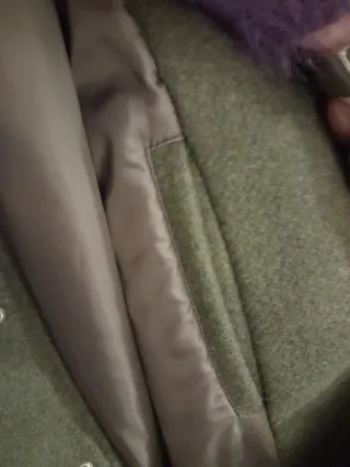 Cazadora de paño tipo bomber