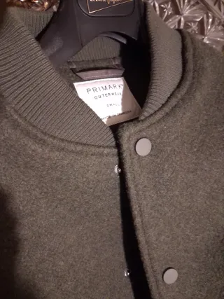 Cazadora de paño tipo bomber