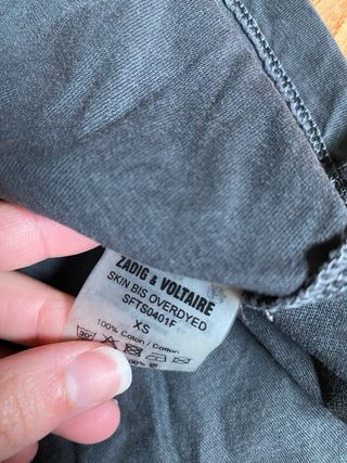 Vestido Zadig & Voltaire negro estampado