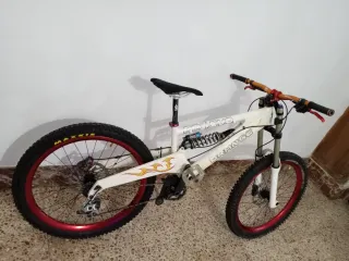 Bicicleta Montaña Doble Suspensión Orange