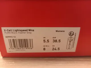 Zapatillas Puma Negras y Plateadas