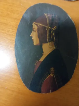 4 Stampe Ovali Antiche Scene Romantiche