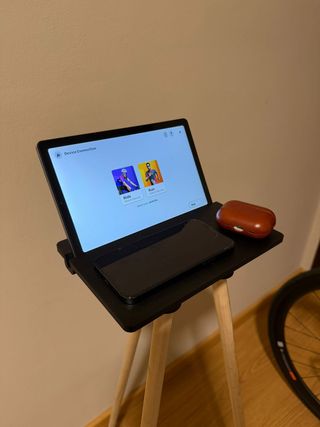 Soporte tablet rodillo ciclismo