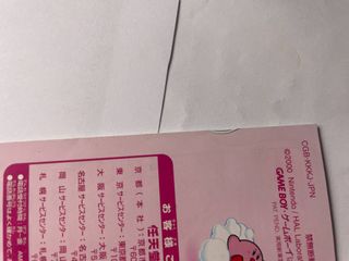 Solo Manuale Koro Koro Kirby Tilt n Tumble Nintend