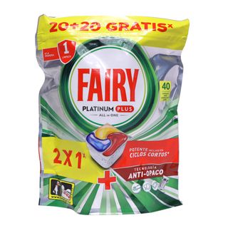 Fairy Platinum Plus 40 capsule per lavastoviglie