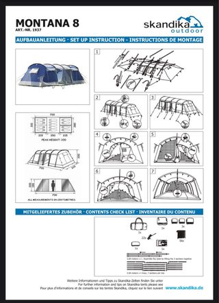 Tienda campaña familiar SKANDIKA Montana 8