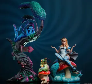 Alicia y Lady Cheshire (Scott Campbell) Sideshow