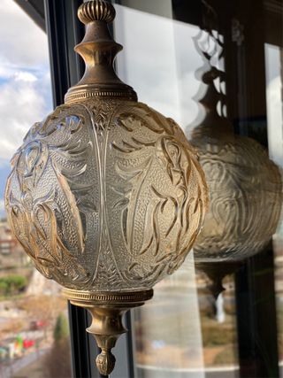 Lampada a Sospensione Francese Vintage Anni '60