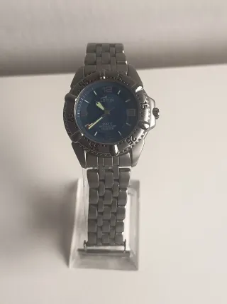 Reloj Lotus Hombre Azul y Plateado