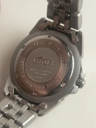 Reloj Lotus Hombre Azul y Plateado