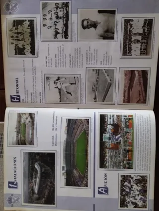 Álbum Cromos Real Madrid C.F. años 90 + suplemento