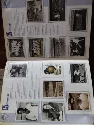 Álbum Cromos Real Madrid C.F. años 90 + suplemento