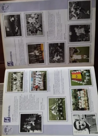 Álbum Cromos Real Madrid C.F. años 90 + suplemento