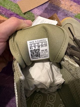 Zapatillas Adidas SL 72 Caqui y Blancas