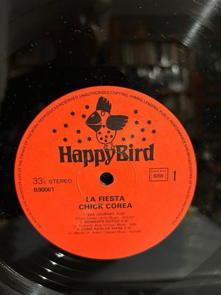Chick Corea. La Fiesta. LP, Vinilo. Jazz