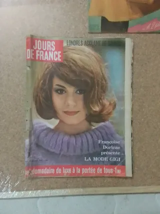 3 revistas moda vintage años 50 60 Francesas