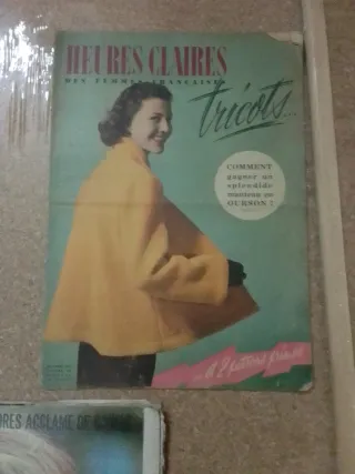 3 revistas moda vintage años 50 60 Francesas