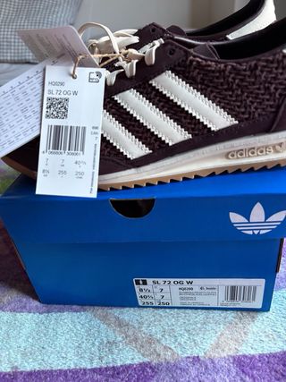 Zapatillas Adidas SL 72 Marrón/Blanco