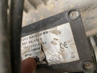 FOCO ALUMBRADO LUZ OBRA CALLE PARCELA MERENDERO