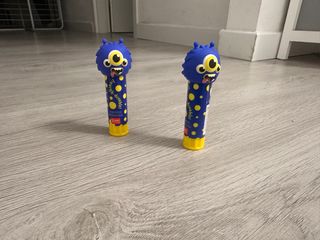 2 colle scolastiche mostro blu