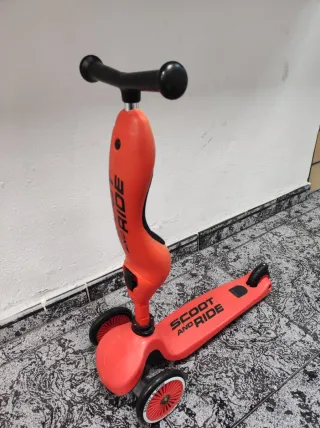 Patinete 3 Ruedas Scoot and Ride Naranja