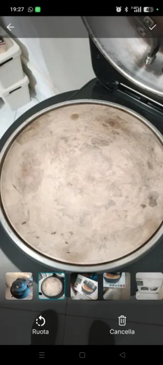 Forno Pizza Silver Crest 400° 1200W