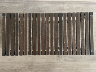 2 Bancos Ikea Moölger Madera Marrón